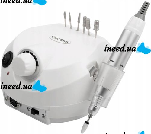 Фрезер для манікюру і педикюру Beauty Nail Dm - 202 35000 об/хв апарат для обробки нігтів з насадками 6 в 1 манікюрний апаратний набір з фрезами