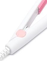 Mini curling iron for hair ProMozer MZ-7052 flat iron for styling and basal volume, travel ceramic curling iron with case 220W MZ7052