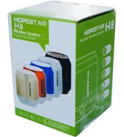 Portable Bluetooth Speaker Hopestar H8 Wireless Cordless Rechargeable Stereo Speaker with Built-in Microphone and Noise Canceling FM MP3 AUX TF USB