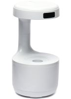 Антигравітаційний зволожувач повітря Anti Gravity Humidifier 800 мл портативний крапельний міні дифузор зі зворотним потоком і підсвічуванням Білий