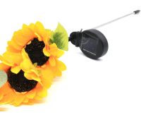 Садовий декоративний ліхтар Соняшники Solar Sunflower Led Light GW-918 42.5 см 2 штуки вуличний світильник на сонячній батареї для саду Теплий білий