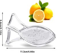 Ручна акрилова Соковижималка Для часточок лимона і апельсина Empire Home Juicer під тиском, механічний прес для цитрусових акриловий прозора