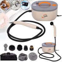 Ручний паровий очищувач Nasip NS-25 2500W портативний пароочищувач високого тиску для прибирання 8 насадок на 1.2 л парогенератор від мережі LY-878