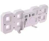 Электронные настольные 3D часы с белой LED подсветкой Generic LY-1089, Светодиодные цифровые настенные часы с будильником и датой Белые