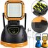 Аккумуляторный ручной LED фонарик лампа Solar Hi Sheen HS-8033 с солнечной панелью и ручкой 81COB, Переносной светодиодный фонарь Power Bank от USB