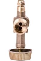 Valve adapter for gas cylinders INTERTOOL GS-0009 valve with safety valve flywheel 21.8 mm for tourist burners Y-10