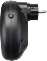 Portable Heater Wonder Heater BD-168 Mini Fan Heater in an Outlet with Thermostat and Timer 900W Mains Plug with Remote Control Black