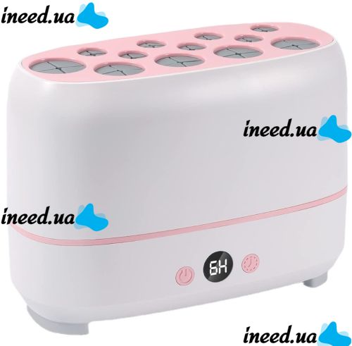 Silicone Nail Brush Dryer Makeup Brush Dryer Machine LY-610 12 Holes USB Stand for Drying and Storing Brushes with Thermal Control
