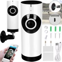 Панорамна бездротова IP камера Camera Cad 1315 настільна WiFi камера відеоспостереження риб'яче око з кріпленням, відеореєстратор DVR MicroSD