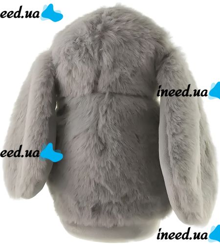 Музичний плюшевий зайчик Repeat Happy Rabbit FJ8888 Grey дитяча м'яка іграшка заєць із підсвічуванням і звуковими ефектами на акумуляторі від USB