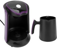 Electric Turkish coffee pot RAF R.102S 600W 500 ml for brewing Turkish coffee, drip coffee maker with cup and auto shut-off