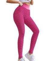Women's Sports Leggings Staples Scrunch Bum Pink High-waisted and Push-up Effect Slimming Seamless Leggings for Fitness push up