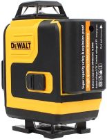 Лазерный уровень DeWalt DCLE34031N 4D 16-линейный зеленый луч на 2 аккумулятора, нивелир для измерения пересечения линий на 360 со штативом в кейсе