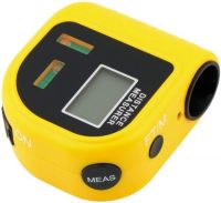 Electronic laser ruler Kronos Top CP-3010 3 in 1 level 18 m, laser rangefinder, construction tape measure for determining accurate measurements Yellow