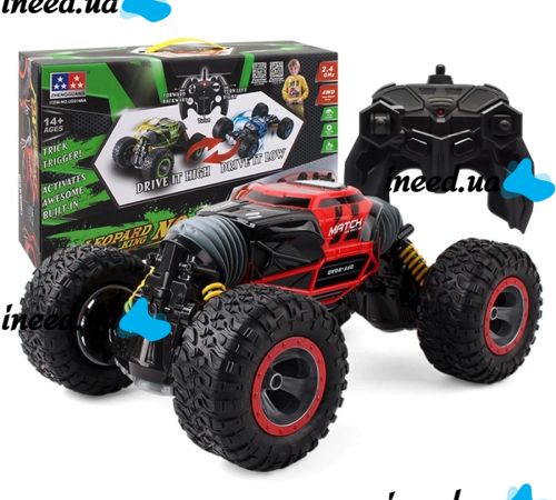 Машинка перевертиш на радіокеруванні Hyper Leopard King UD2169A Red Машинка-перевертиш Леопард Червона