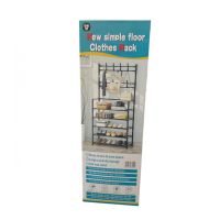 Підлогова вішалка для одягу в передпокій New simple floor clothes rack 60х29, 5х151 см Універсальна металева пересувна металева стійка Біла