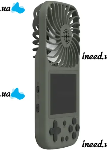 Portable Gaming Console with Fan Gen Game Fan F1 HS-224 for 500 Games, Retro Mini Console with 2.8" Dendy JD-05 Display from Battery