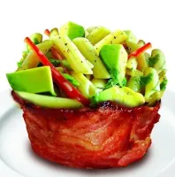Набір форм для випічки запікання бекону 2шт Perfect Bacon Bowl їстівна тарілка, Форма для приготування їстівної тарілки з бекону Чорна