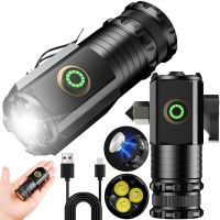 Ручной фонарь со стеклобоем Bailong X-BAIL BL-450XC 5W аккумуляторный светодиодный мини LED фонарик с креплением, молотком и магнитом 800 лм Type-C