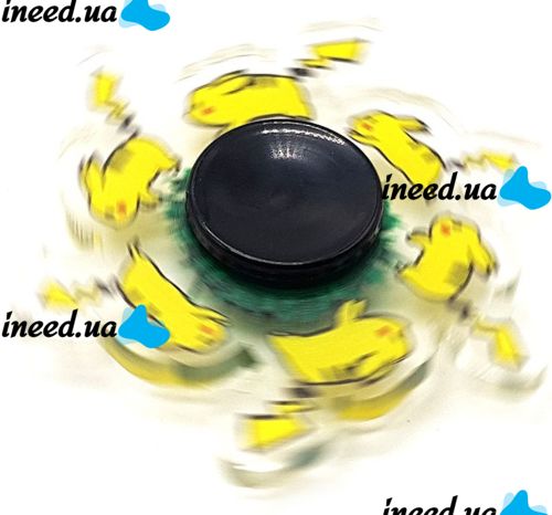 Дитяча іграшка антистрес спиннер біжить Пікачу Run Animated Spinner 0057F з ефектом 3D анімації через камеру Покемон TL - 24 для дітей і дорослих