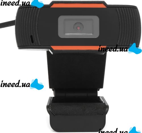 Веб камера з мікрофоном Digital High Webcam JHL 1 640х480 універсальна зовнішня USB веб-камера B1 на прищіпці для ПК комп'ютера і ноутбука Jhl-1 Чорна