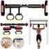 RPM Sports DL-413 65-100 cm telescopic pull-up bar with level and rings, door bar AND5364