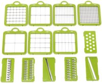 Багатофункціональна овочерізка Veggie slicer MA-8 22 в 1 кухонна терка подрібнювач слайсер для нарізки овочів і фруктів з насадками і контейнером