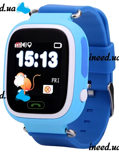 Умные детские смарт часы Smart Baby Watch Excelvan Q80 с функцией GPS трекера, наручные смарт-часы с SIM-картой 400 мАч IOS Android