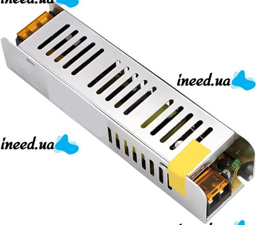 Switching power supply Metal Long 12V 25A 300W S-300-12 AC adapter with passive cooling for LED lamps in a metal case