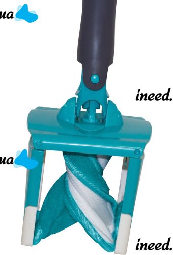 Універсальна швабра з віджимом Titan Twist Mop складна швабра ледащо для миття підлоги обертається на 360 градусів з насадкою з мікрофібри 130х11 см