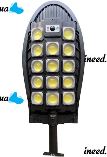 Вуличний ліхтар на сонячній батареї Solar Street Lamp W7102B-5 акумуляторний світлодіодний LED світильник з пультом і датчиком руху на стовп