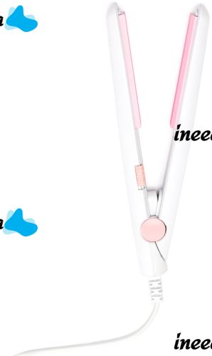 Mini curling iron for hair ProMozer MZ-7052 flat iron for styling and basal volume, travel ceramic curling iron with case 220W MZ7052