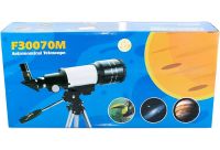 Astronomical Telescope AM F30070M monocular on a tripod with two eyepieces 150 x monocular with tripod for observations F-70300M