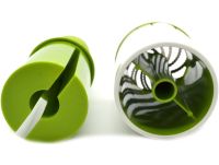 Ручний подрібнювач для свіжої зелені Herb Grinder ручна механічна млин для спецій і сушених трав з регульованим рівнем помелу Зелена