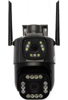 Цветная уличная IP камера видеонаблюдения с двойной камерой XM650 Pro под сим карту 4G наружная видеокамера с ночной съемкой и датчиком движения 4Мп