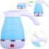 Electric Kettle Folding with Auto-off Electric Kettle 0.5 L, Travel Silicone Electric Kettle, Portable Electric Mini Kettle Blue