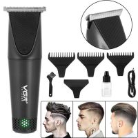VGR V-925 cordless cordless hair clipper, Cordless trimmer shaver beard and mustache trimmer V 925 Black