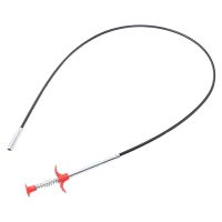 Retractable Pipe probe for cleaning blockages Toilet dredger 60 cm, Cleaning tool claw Flexible cable for cleaning sewer Pipes