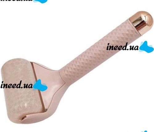 Cooling Hand Massager Roller Flawless Ice Roller for Cold Body and Face Massage, Roller Roller Ice Roller with Gel Cryo Massage Pink