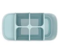 Настільна підставка органайзер Large Toothbrush Caddy для зубних щіток і пасти на 6 відсіків, Тримач зубної щітки Joseph для ванної кімнати Білий