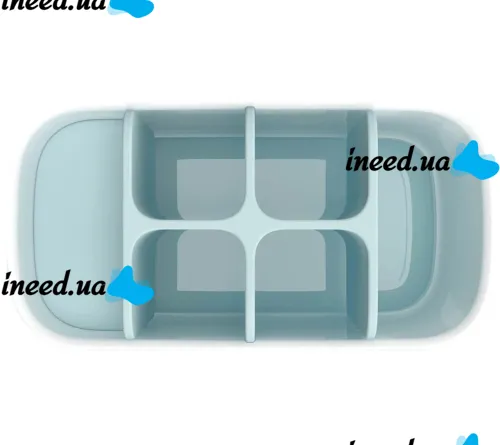 Настільна підставка органайзер Large Toothbrush Caddy для зубних щіток і пасти на 6 відсіків, Тримач зубної щітки Joseph для ванної кімнати Білий