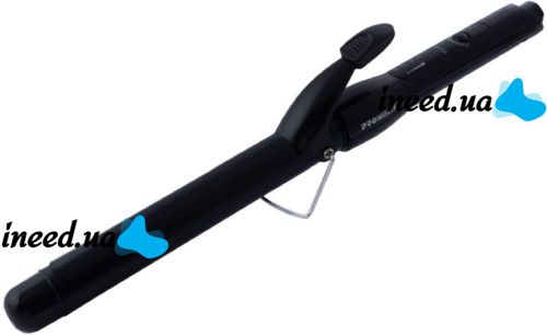 Professional cone curling iron for hair styling with a Pro Mozer MZ-6627 clip with titanium coating and thermostat, ProMozer Curling Iron