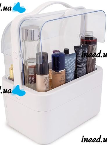 Органайзер для зберігання косметики Cosmetic Storage Box 3 LD - 304 настільна косметична поличка з висувними ящиками і ручкою для прикрас LD288