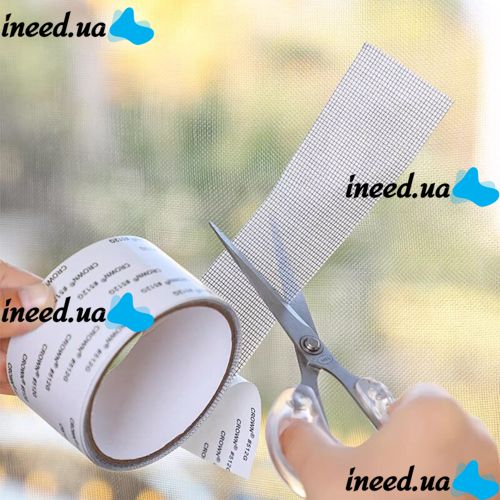 Self-adhesive Insect Killer Tape Tape LY-327 5 cm x 2 m Mesh Waterproof Mosquito Repair Tape for Mosquito Nets on Windows