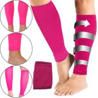 Supportive Compression Leggings Copper Fit Calf Compression Sleeves, Tight-fitting Knee Socks with Calf Fixation, Ankle Support Bandage Pink