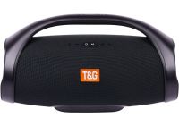 Large Wireless Music Speaker T&G Booms Box Big Black with Handle Portable Bluetooth Speaker Style T&G Boombox USB AUX for Android IOS