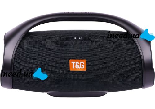 Large Wireless Music Speaker T&G Booms Box Big Black with Handle Portable Bluetooth Speaker Style T&G Boombox USB AUX for Android IOS