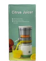 Акумуляторна Ручна міні соковижималка Citrus Juicer YZJ-001 для цитрусових, портативний блендер для ягід і фруктів з USB-зарядкою на акумуляторі