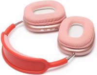 Накладні бездротові навушники Bluetooth Macaron P9 Max з AUX повнорозмірні блютуз стереонавушники зі слотом карти пам'яті MicroSD, TF Card червоні