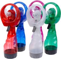 Ручной мини вентилятор с увлажнителем Water Spray Fan HP-8333 2 в 1 Увлажнитель воздуха на батарейках с емкостью для распыления воды 285 мл